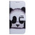 Google Pixel 9a Coloured Drawing Flip Leather Phone Case - Panda