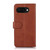 Google Pixel 9a Cow Texture Flip Leather Phone Case - Brown