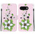 Google Pixel 9a Crystal Texture Colored Drawing Leather Phone Case - Lily