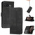 Google Pixel 9a Cubic Skin Feel Flip Leather Phone Case - Black