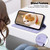 Google Pixel 9a Cute Cats RFID Leather Phone Case - Purple
