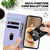 Google Pixel 9a Cute Cats RFID Leather Phone Case - Purple