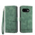 Google Pixel 9a Dierfeng Dream Line TPU Hybrid PU Leather Phone Case - Green Google Pixel 9a Dierfeng Dream Line TPU Hybrid PU Leather Phone Case - Green