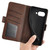 Google Pixel 9a Dual-side Magnetic Buckle Horizontal Flip Leather Phone Case - Brown