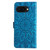 Google Pixel 9a Embossed Sunflower Leather Phone Case - Blue