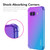 Google Pixel 9a ENKAY Hat-Prince Gradient Airbag TPU Phone Case - Purple Gold