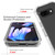 Google Pixel 9a Full Body Shockproof Clear Gradient Phone Case with PET Film - Blue