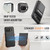 Google Pixel 9a JEEHOOD J06 British Style RFID MagSafe Card Bag PU Phone Case - Black