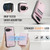 Google Pixel 9a JEEHOOD J06 British Style RFID MagSafe Card Bag PU Phone Case - Pink