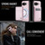 Google Pixel 9a JEEHOOD J06 British Style RFID MagSafe Card Bag PU Phone Case - Pink