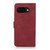 Google Pixel 9a KHAZNEH Matte Texture Leather Phone Case - Red