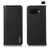 Google Pixel 9a KHAZNEH Nappa Top Layer Cowhide Leather Phone Case - Black
