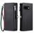 Google Pixel 9a Leather Stitching Multi-card Slot Zipper Phone Case - Black