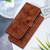 Google Pixel 9a Lily Embossed Leather Phone Case - Brown