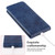 Google Pixel 9a Magnetic Vertical Flip Leather Phone Case - Blue Google Pixel 9a Magnetic Vertical Flip Leather Phone Case - Blue