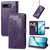 Google Pixel 9a Mandala Flower Embossed Leather Phone Case - Purple