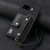 Google Pixel 9a Retro Cross Wristband Wallet Leather Back Phone Case - Black