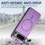 Google Pixel 9a Retro Magsafe Magnetic PU Back Cover Phone Case - Purple