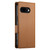 Google Pixel 9a Side Buckle Magnetic Frosted Leather Phone Case - Brown