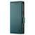 Google Pixel 9a Side Buckle Magnetic Frosted Leather Phone Case - Dark Green Google Pixel 9a Side Buckle Magnetic Frosted Leather Phone Case - Dark Green
