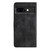 Google Pixel 9a Skin-feel Embossed Butterfly Leather Phone Case - Black
