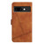 Google Pixel 9a Skin-feel Stitching Leather Phone Case - Brown Google Pixel 9a Skin-feel Stitching Leather Phone Case - Brown