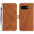 Google Pixel 9a Stitching Embossed Leather Phone Case - Brown