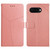 Google Pixel 9a Y-shaped Pattern Flip Leather Phone Case - Pink