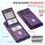 Samsung Galaxy S24 FE 2-in-1 Magnetic Wallet MagSafe Leather Back Phone Case - Purple