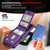 Samsung Galaxy S24 FE 2-in-1 Magnetic Wallet MagSafe Leather Back Phone Case - Purple