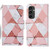 Samsung Galaxy S24 FE 3D Colored Drawing Flip Leather Phone Case - Marble