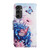 Samsung Galaxy S24 FE 3D Colored Drawing Flip Leather Phone Case - Purple Butterfly