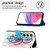 Samsung Galaxy S24 FE 3D Painting Horizontal Flip Leather Phone Case - Color Drop Wind Chimes