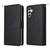 Samsung Galaxy S24 FE 9-Card Slots Zipper Wallet Bag Leather Phone Case - Black