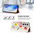 Samsung Galaxy S24 FE Art Colored Drawing Pattern Leather Phone Case - Flowers and plants