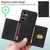 Samsung Galaxy S24 FE BETOPNICE Horizontal Flip Detachable MagSafe Wallet Phone Case - Black