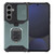 Samsung Galaxy S24 FE Camera Shield Card Slot PC Hybrid TPU Phone Case - Dark Green