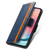 Samsung Galaxy S24 FE CaseNeo Splicing Dual Magnetic Buckle Leather Phone Case - Blue
