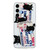 Samsung Galaxy S24 FE Colorful Painting Pattern TPU Phone Case - Black Cat
