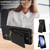 Samsung Galaxy S24 FE Crossbody Lanyard Zipper Wallet Leather Phone Case - Black