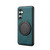 Samsung Galaxy S24 FE Denior A14 Skin Feel Rotating Holder MagSafe Phone Case - Blue
