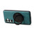 Samsung Galaxy S24 FE Denior A14 Skin Feel Rotating Holder MagSafe Phone Case - Blue