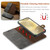 Samsung Galaxy S24 FE DG.MING Crazy Horse Texture Detachable Magnetic Leather Case - Grey Samsung Galaxy S24 FE DG.MING Crazy Horse Texture Detachable Magnetic Leather Case - Grey