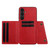 Samsung Galaxy S24 FE Double Buckle Card Slots Magnetic Phone Case - Red