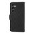 Samsung Galaxy S24 FE Dual-color Rhombic Lattice Leather Phone Case - Black