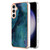 Samsung Galaxy S24 FE Electroplating Marble Dual-side IMD Phone Case - Green 017