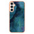 Samsung Galaxy S24 FE Electroplating Marble Dual-side IMD Phone Case - Green 017