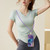 Samsung Galaxy S24 FE Electroplating Marble Dual-side IMD Phone Case with Lanyard - Purple 016