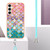 Samsung Galaxy S24 FE Electroplating Pattern IMD TPU Shockproof Case with Neck Lanyard - Colorful Scales