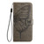Samsung Galaxy S24 FE Embossed Butterfly Leather Phone Case - Grey